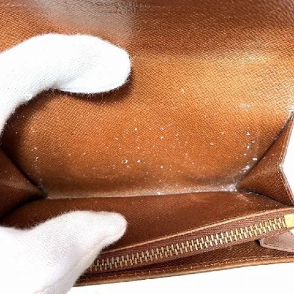 Louis Vuitton Vintage Pre-owned Canvas wallets Brown Dames