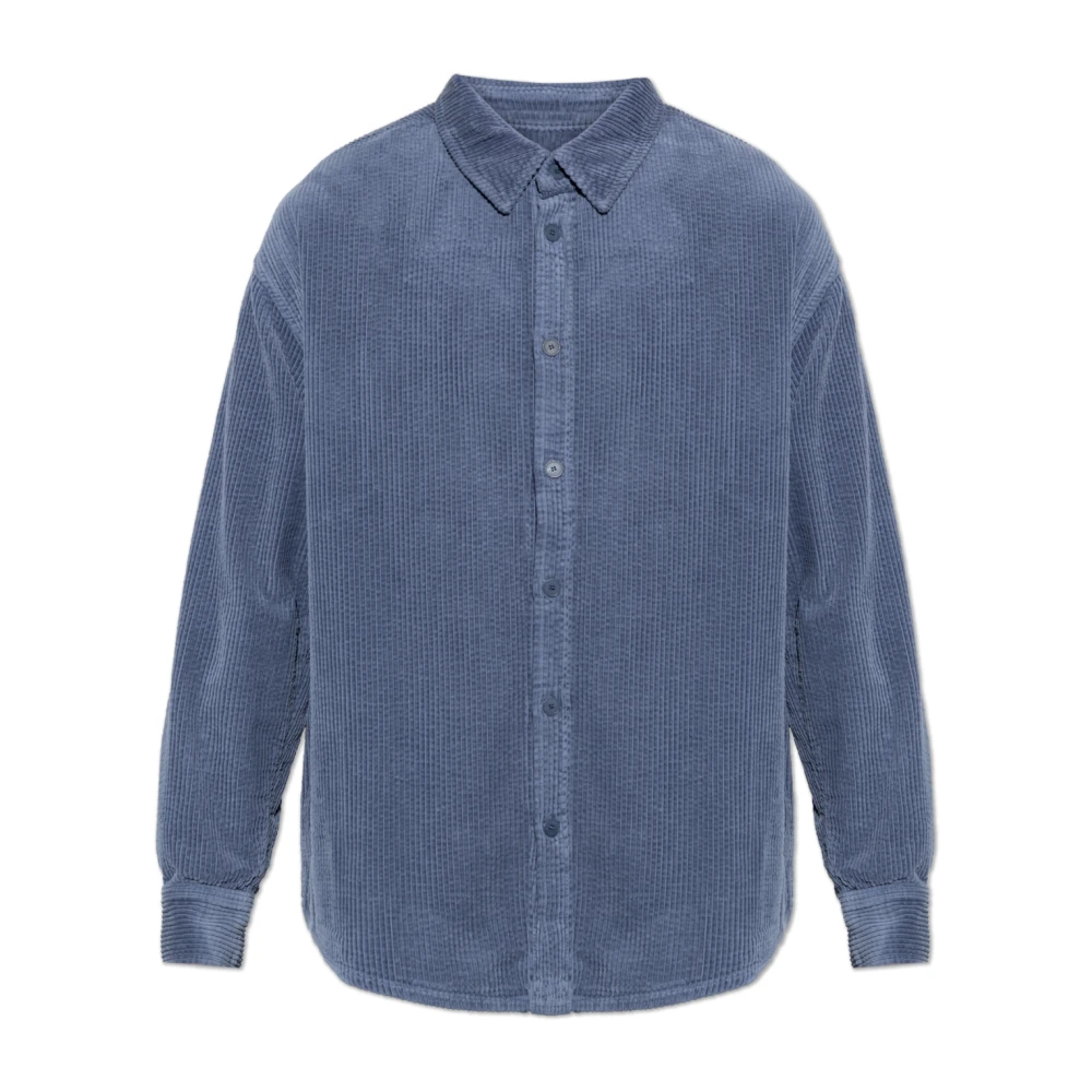 American Vintage Herren Blau Shirts, Xlgröße: