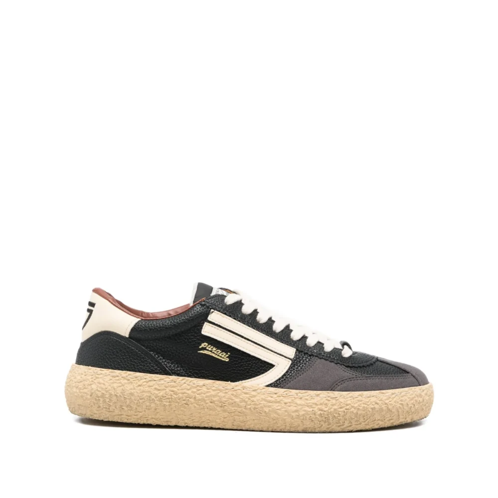 Puraai 1.01 Vintage Eclipse Sneakers Heren Schoenen Zwart