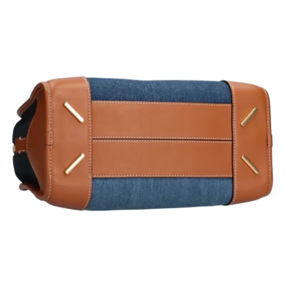 Loewe Pre-owned Fabric shoulder-bags Blue Dames