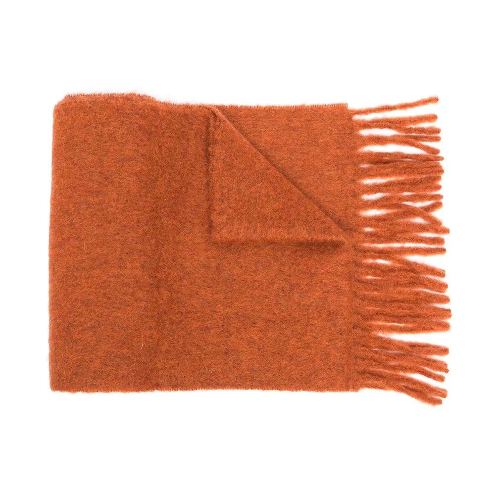 Marni Women's Brown Beige Alpaca Blend Scarf - Winter Scarves - One Size - Accessories