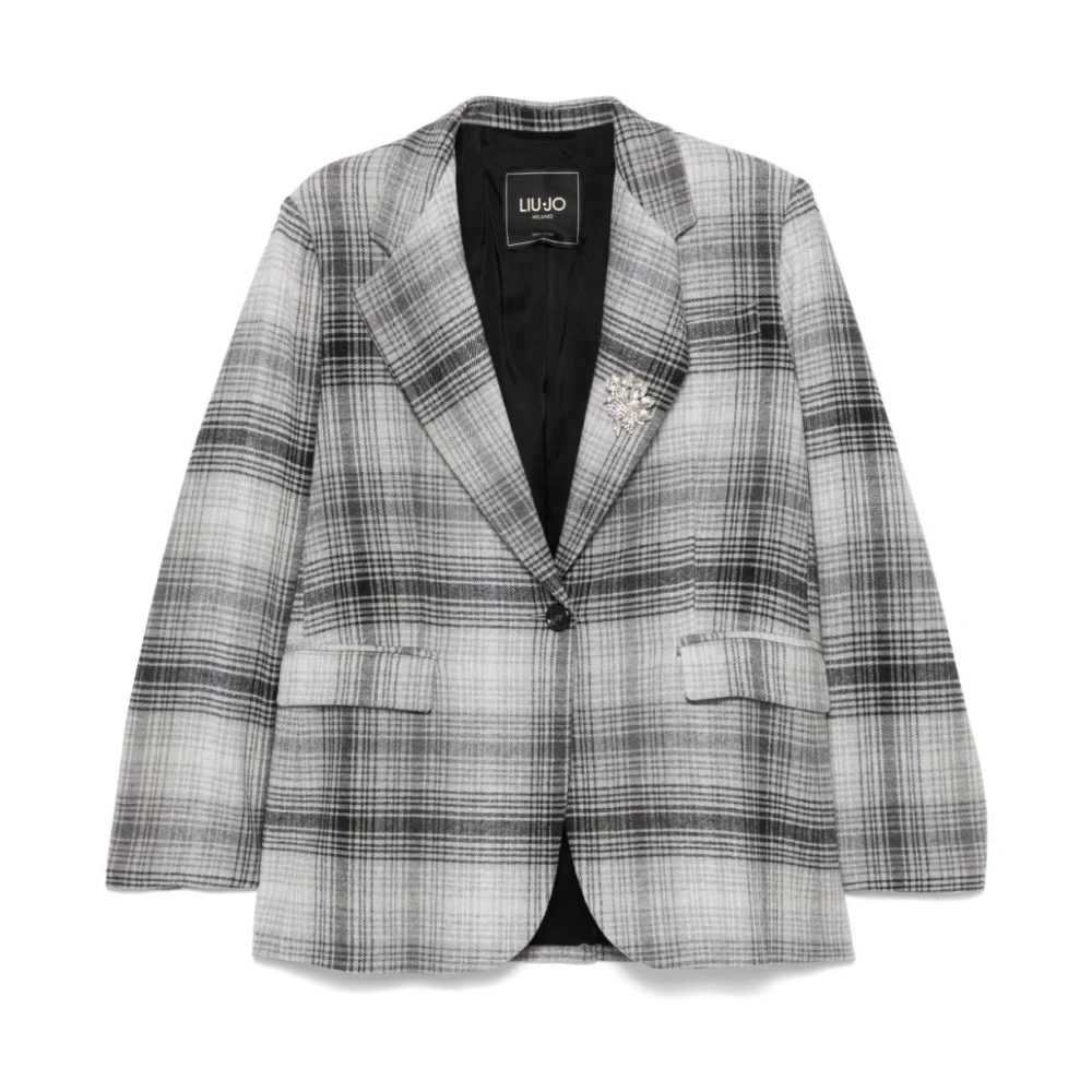 Liu Jo Grijze bovenkleding voor vrouwen Aw24 Gray Dames