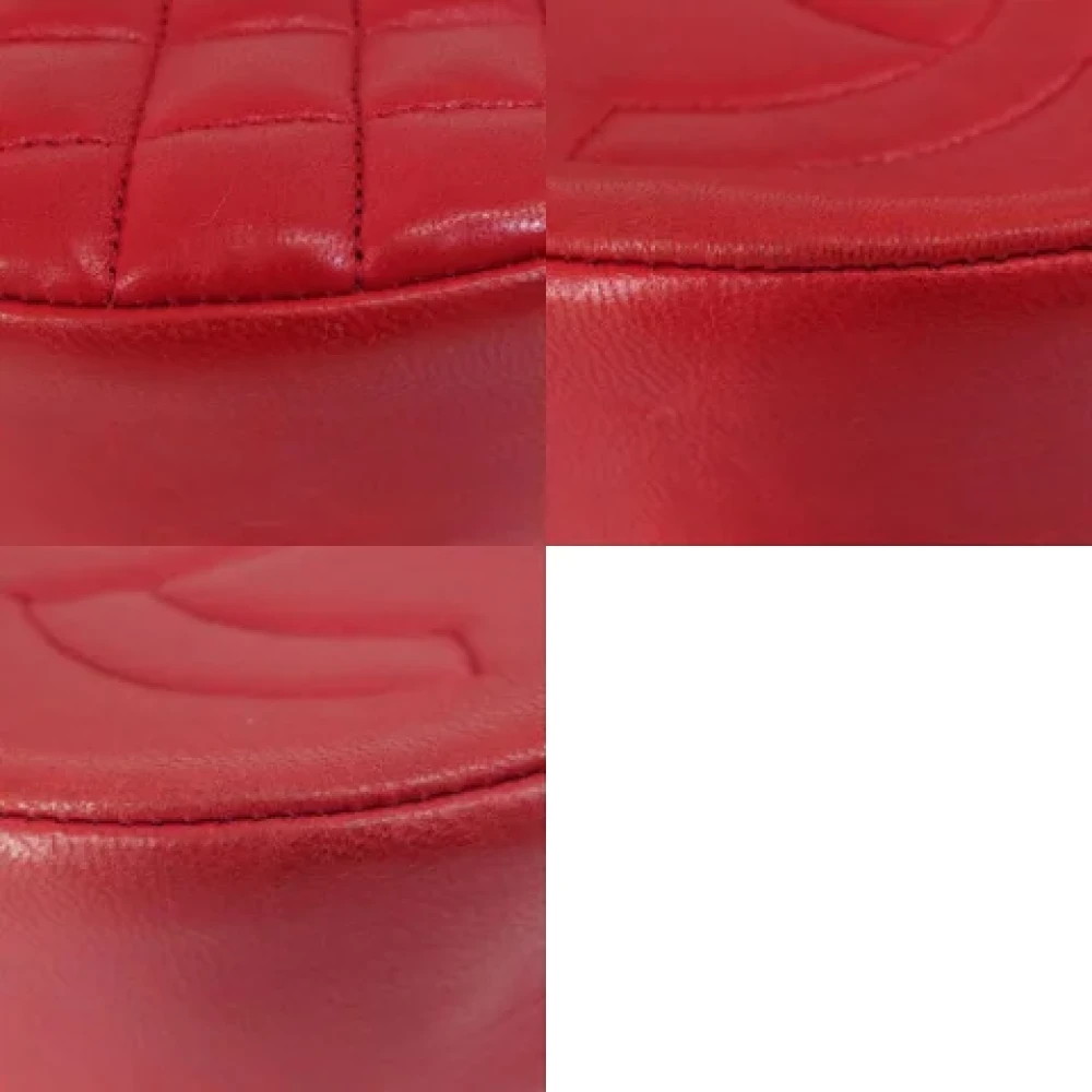 Chanel Vintage Pre-owned Leather chanel-bags Red Dames