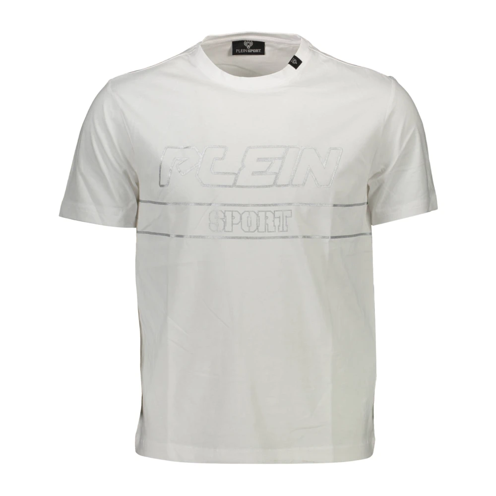Plein Sport Men's White Tips109 T-Shirt - Training T-Shirts & Tops - 2XL - Sport