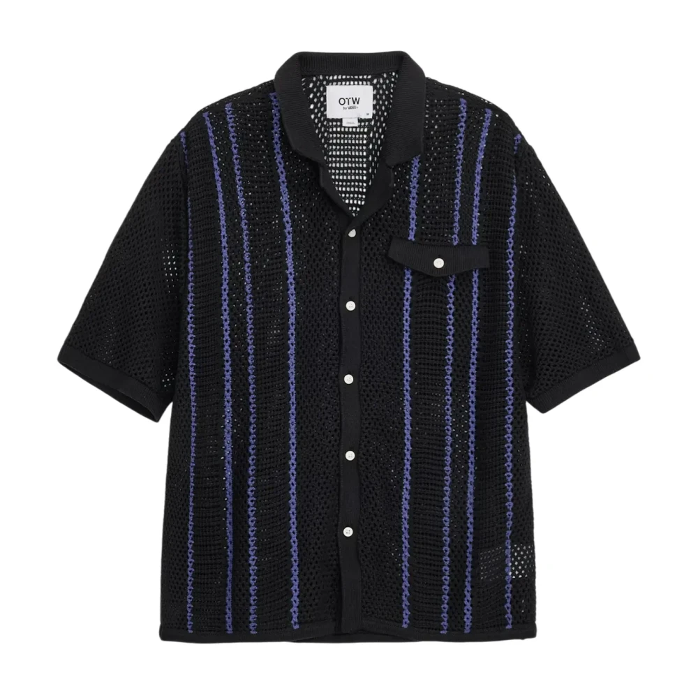 Vans Men's Black Otw Cabana Shirt - Short Sleeve Shirts - 2XL - Shirts