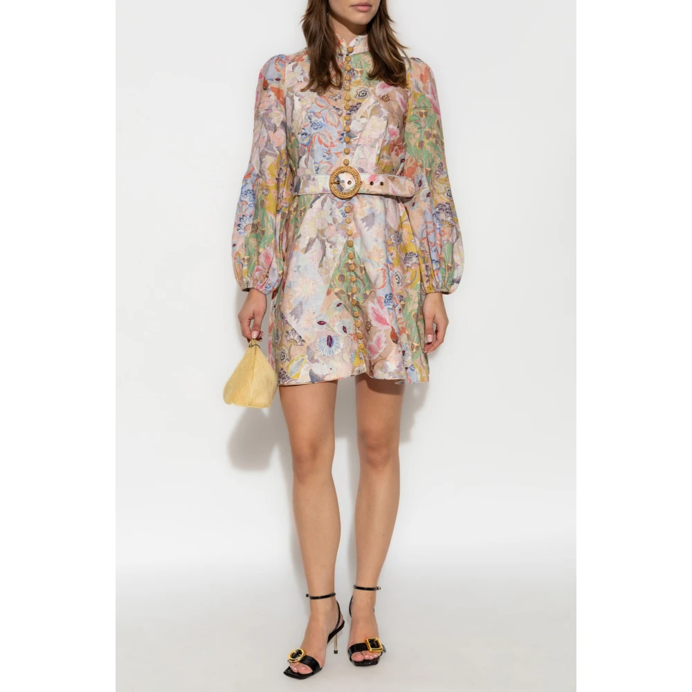 Zimmermann Linnen Jurk Multicolor Dames