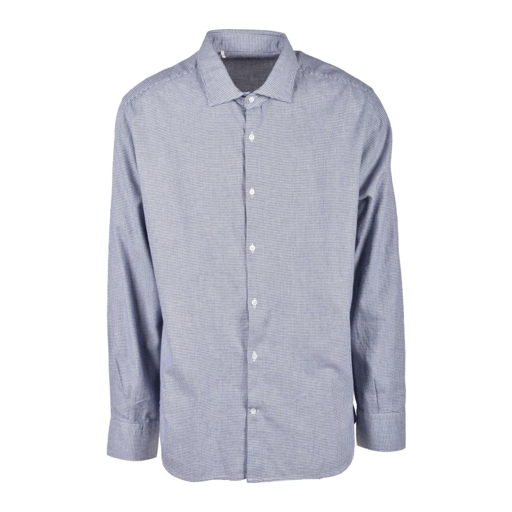 Brooksfield Katoenen Overhemd Blue Heren