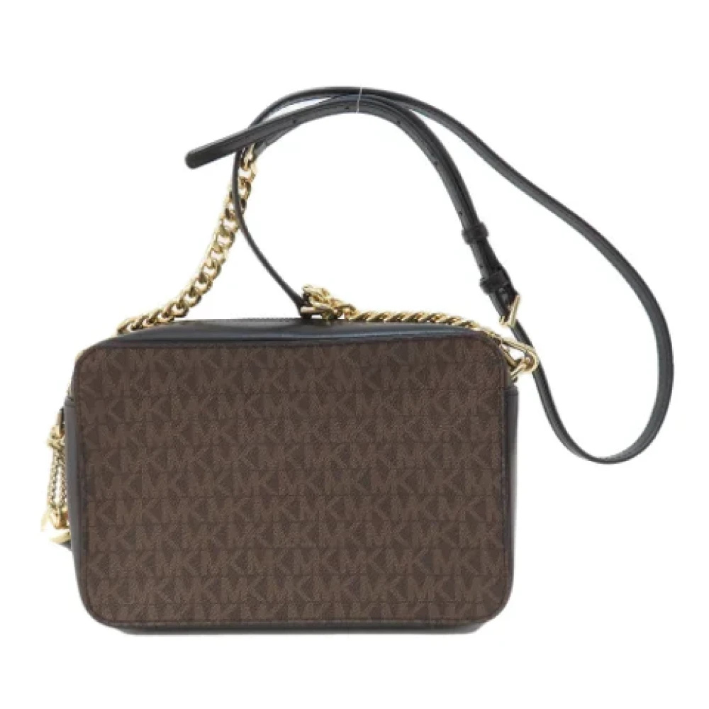Michael Kors Pre-owned Fabric shoulder-bags Brown Dames