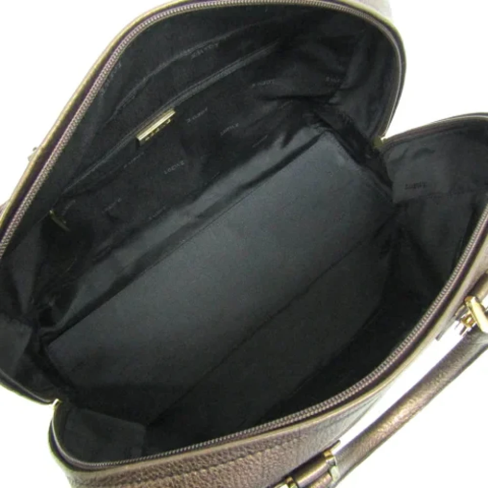 Loewe Pre-owned Leather handbags Brown Dames
