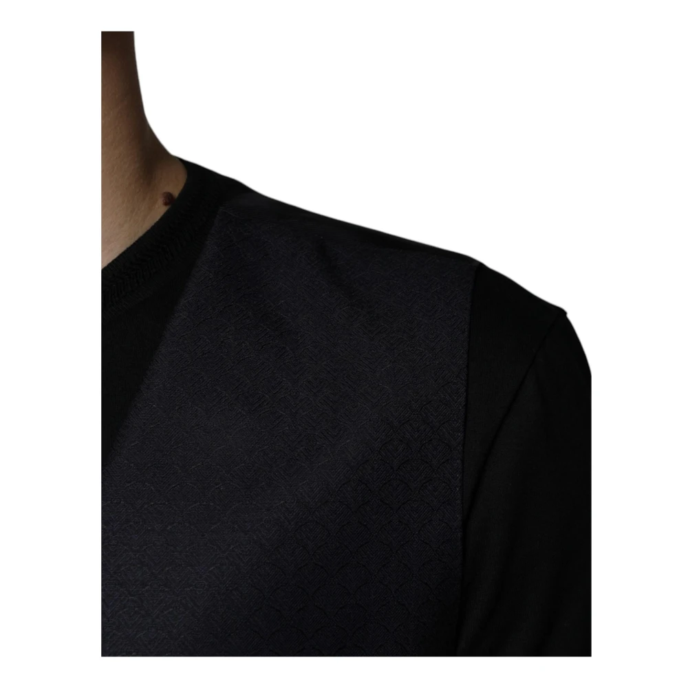 Dolce & Gabbana Zwarte Wollen Blend Vestjurk Black Heren