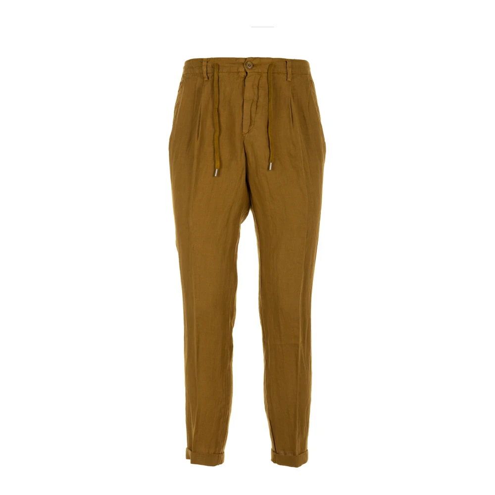 40Weft Chino Broek Green Heren