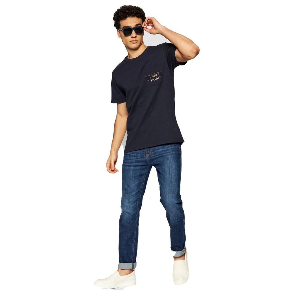 Guess Slim-fit Jeans van Denim Blue Heren