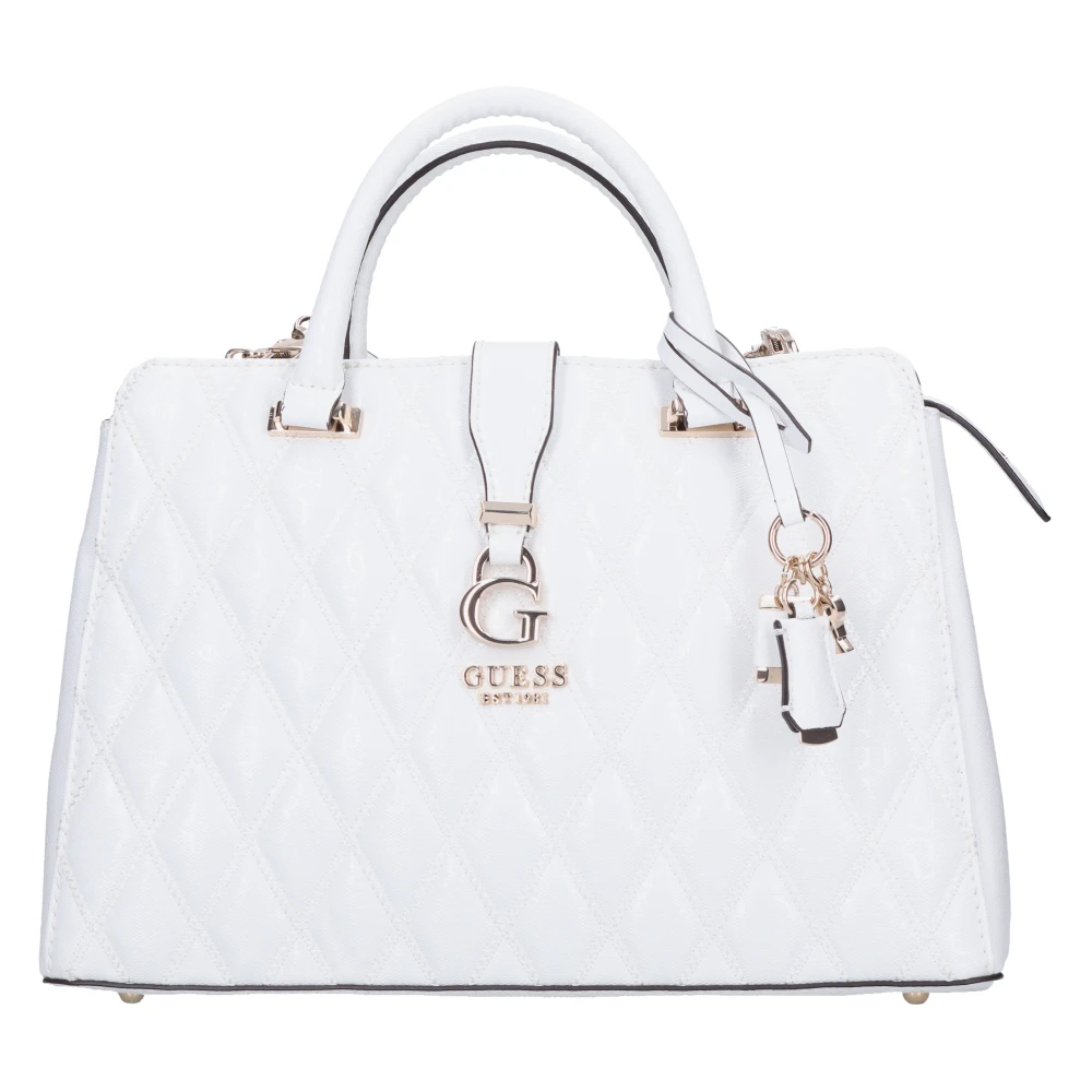 Guess Handtas met Verstelbare Schouderband White Dames