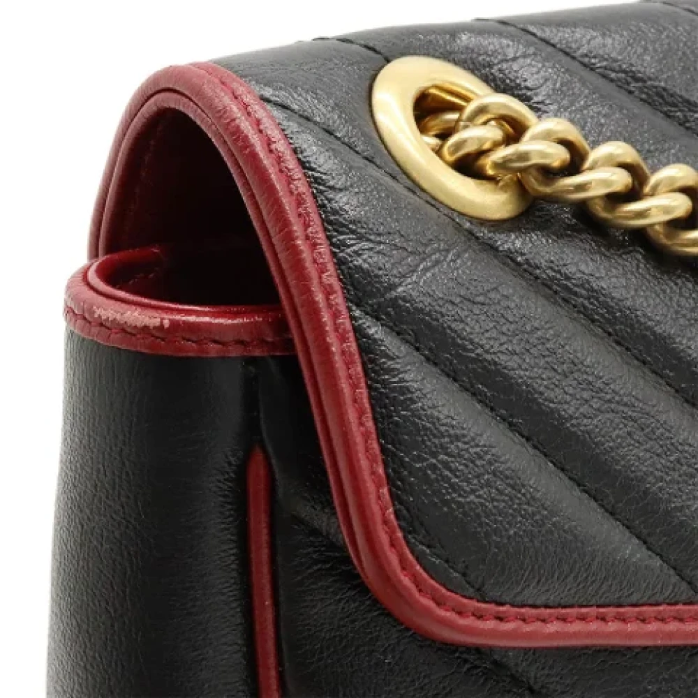 Gucci Vintage Pre-owned Leather gucci-bags Black Dames