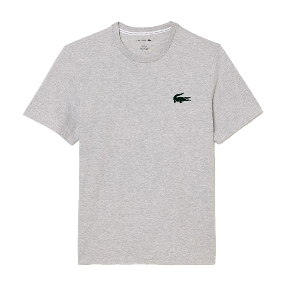 Lacoste Katoenen T-Shirt Klassieke pasvorm Gray Heren