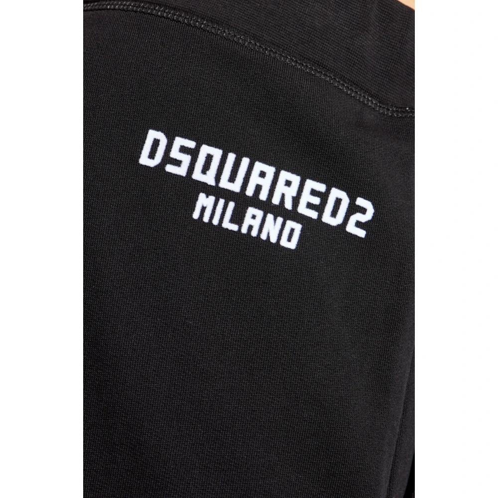 Dsquared2 Sweatpants met logo Black Heren