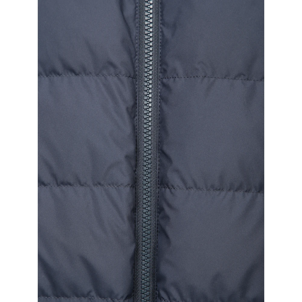 Moncler Stijlvol Donkerblauw Gewatteerd Jack Blue Heren