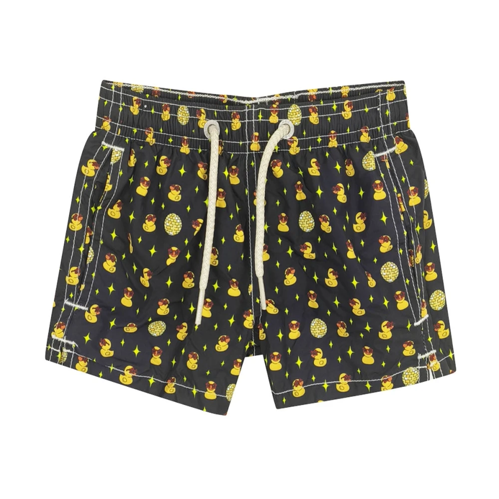 Mc2 Saint Barth Boys Multicolor Boxer Swim Trunks - Kids Swimming Trunks - 10 Y - Kids