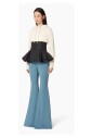 contrasting-peplum-hoodie