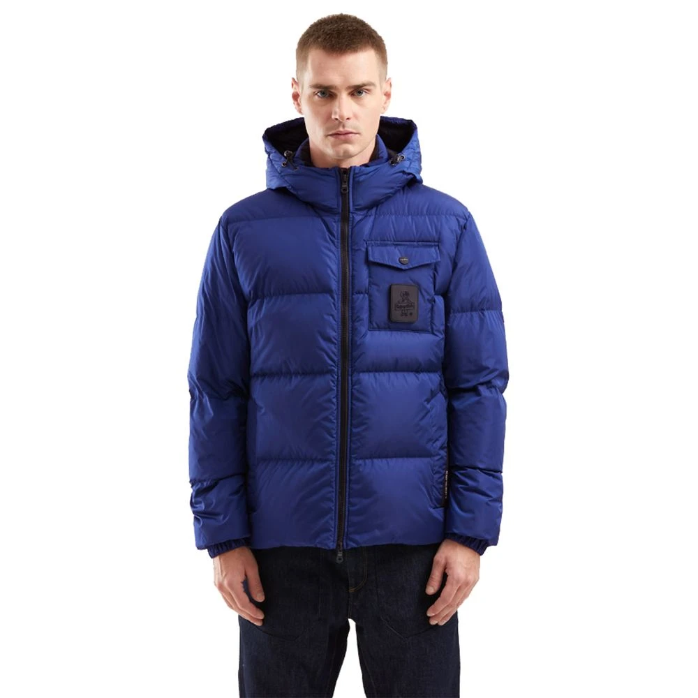RefrigiWear Blauwe Nylon Winterjas Blue Heren