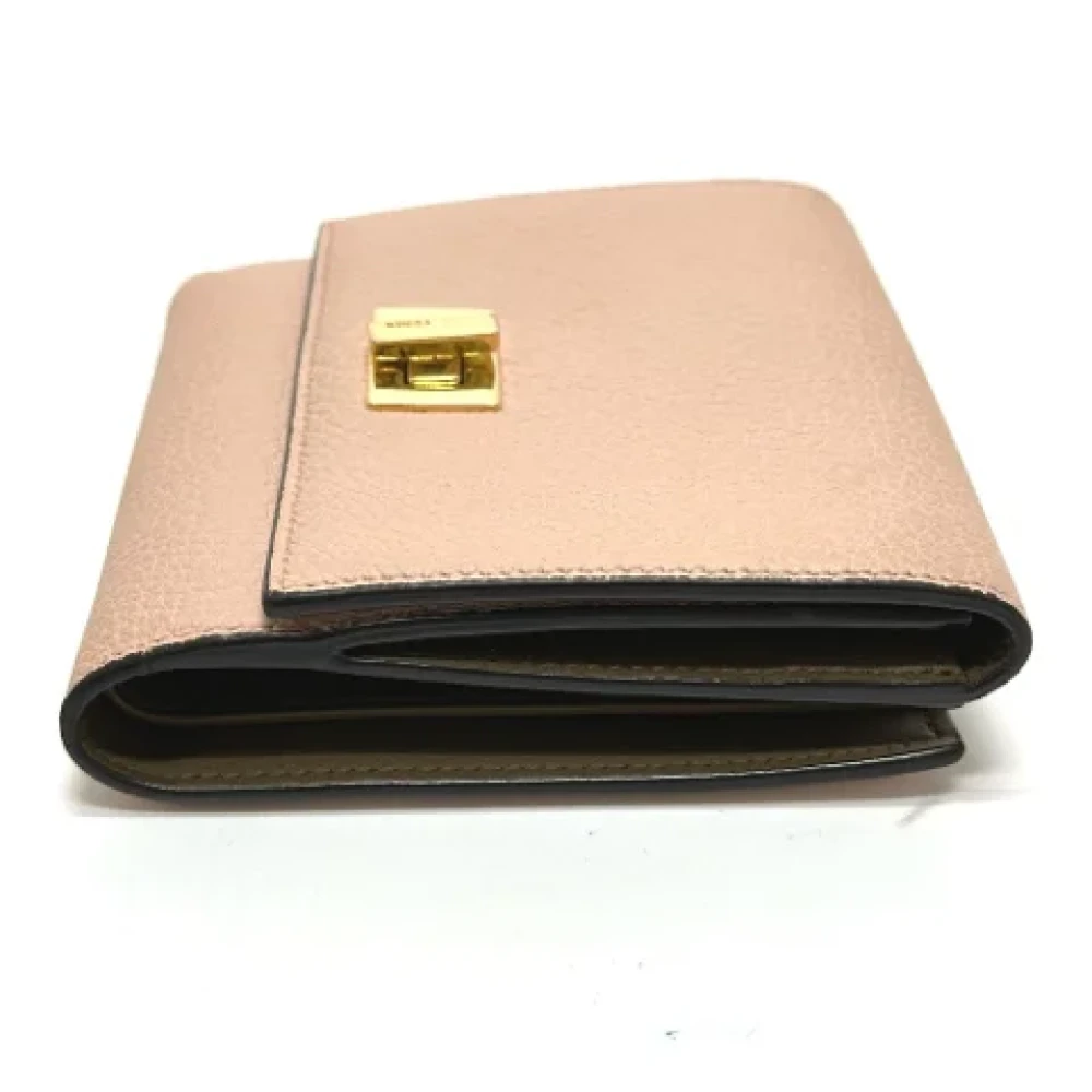Fendi Vintage Pre-owned Leather wallets Pink Dames