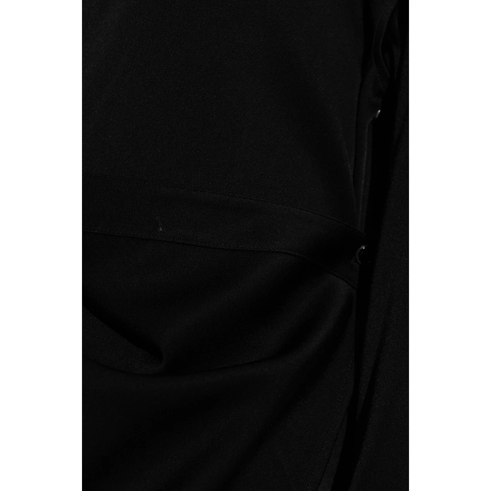 Helmut Lang Wikkelshirt Black Dames