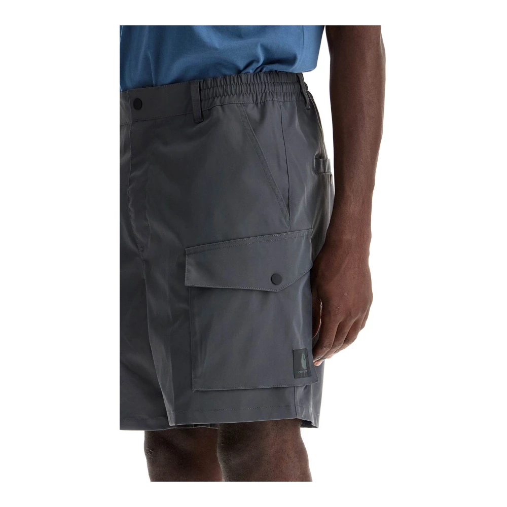 Carhartt WIP Technische Twill Bermuda Shorts Gray Heren