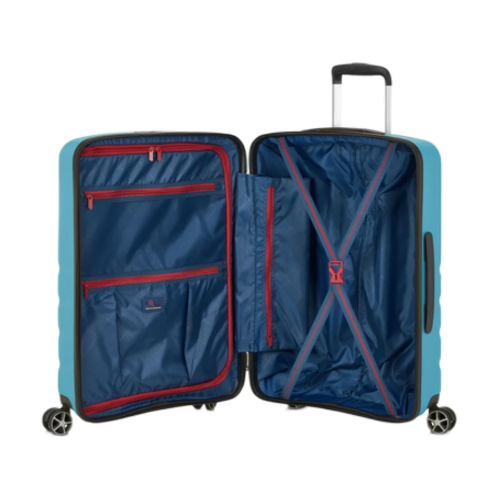 Roncato Stijlvol Unisex Bagage en Trolley Shine Blue Unisex