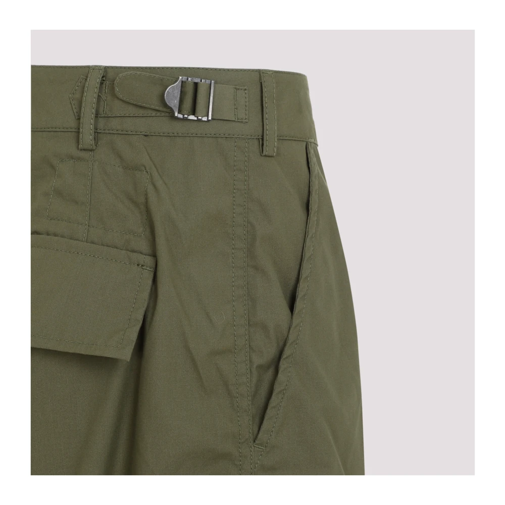 Universal Works Groene Cargo Broek Losse Pasvorm Ss24 Green Heren