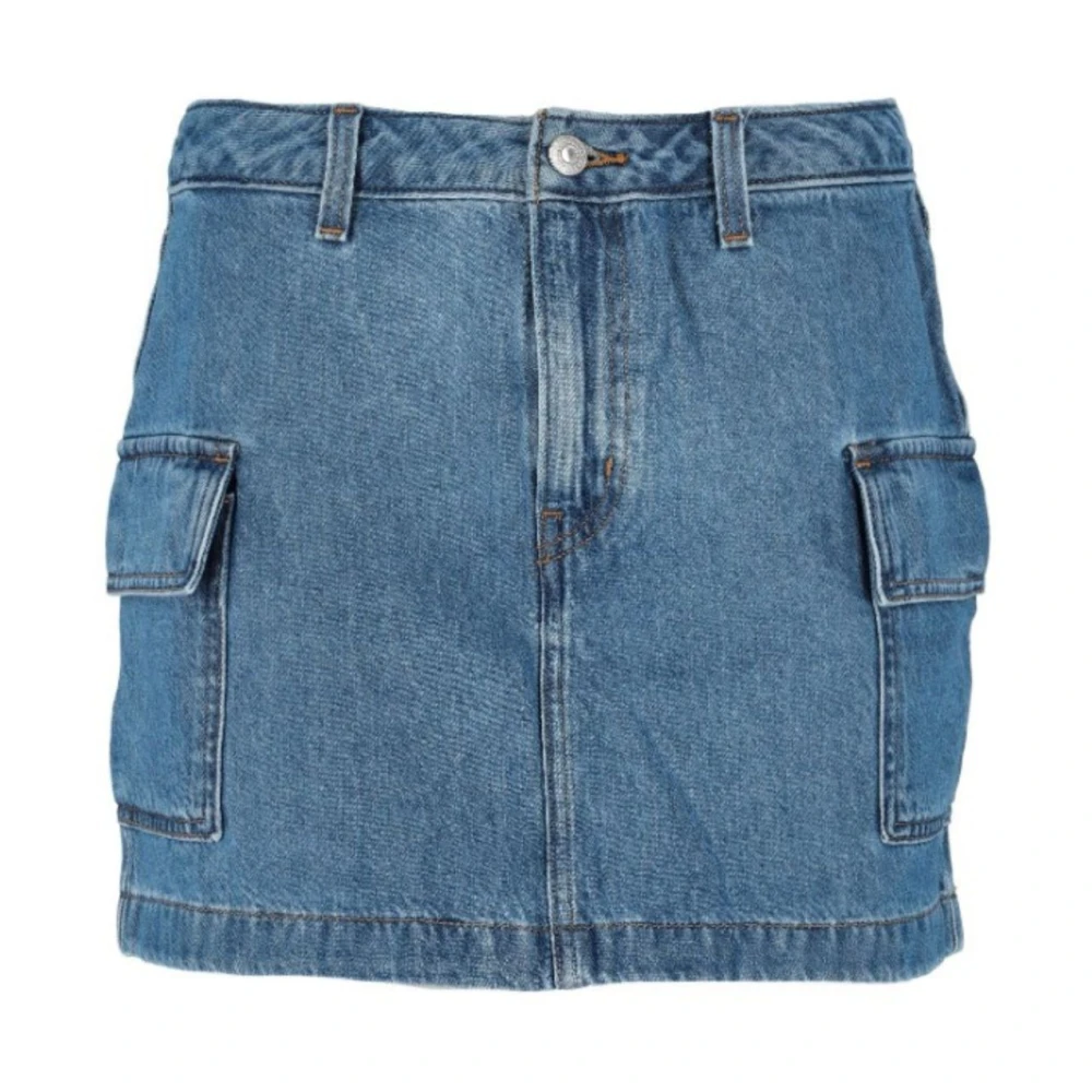 Levi's Mini Cargo Rok in Renge Stijl Blue Dames