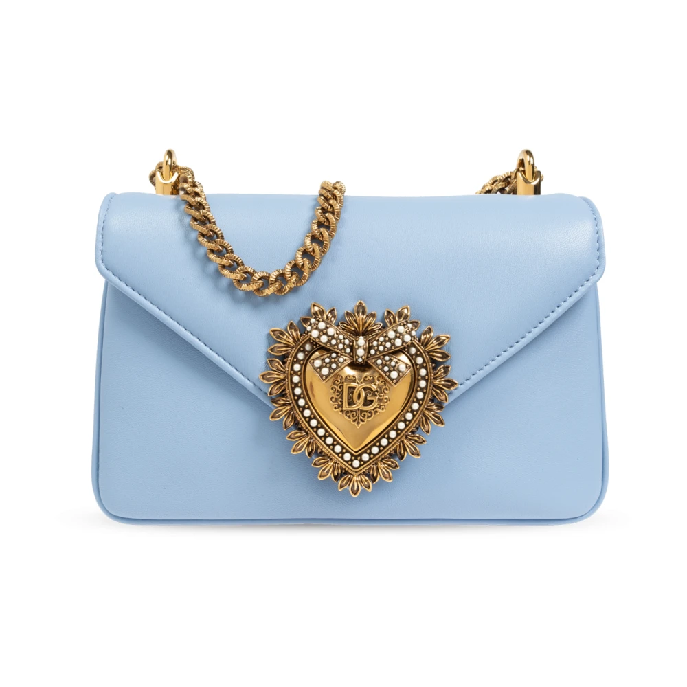 Dolce & Gabbana Schoudertas Toewijding Blue Dames