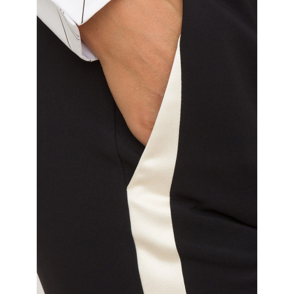 Elisabetta Franchi Stijlvolle Broek voor Vrouwen Black Dames