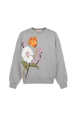 Melodia Blomstertryck Sweatshirt