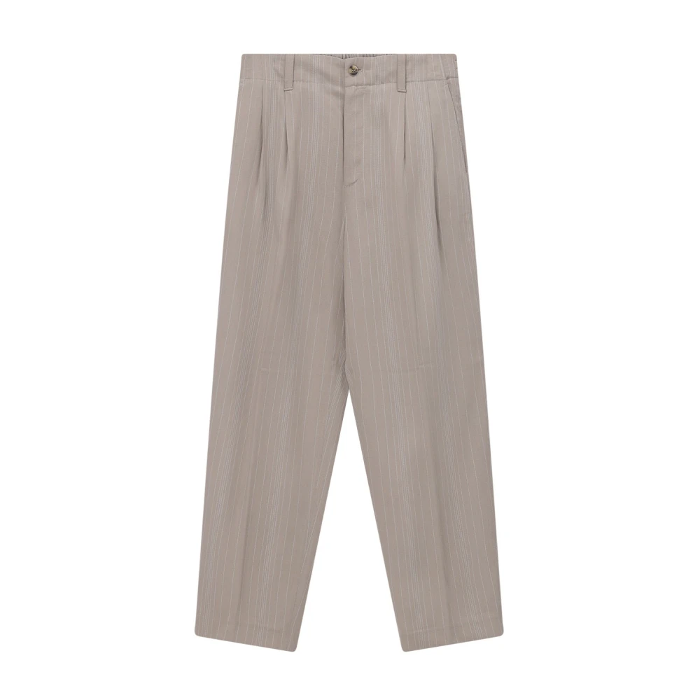 Golden Goose Men's Brown Wide Trousers - Wide Trousers - L - Trousers