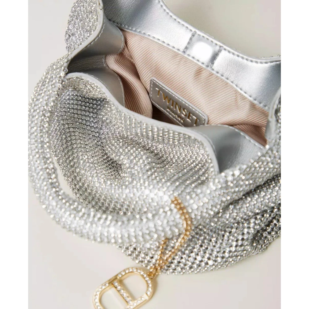 Twinset Strass Rendez-vous Tas Art. 242Tb7403 Gray Dames