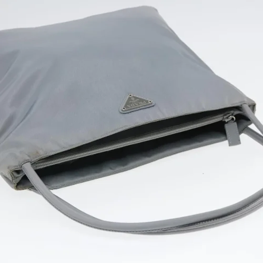 Prada Vintage Pre-owned Nylon totes Blue Dames