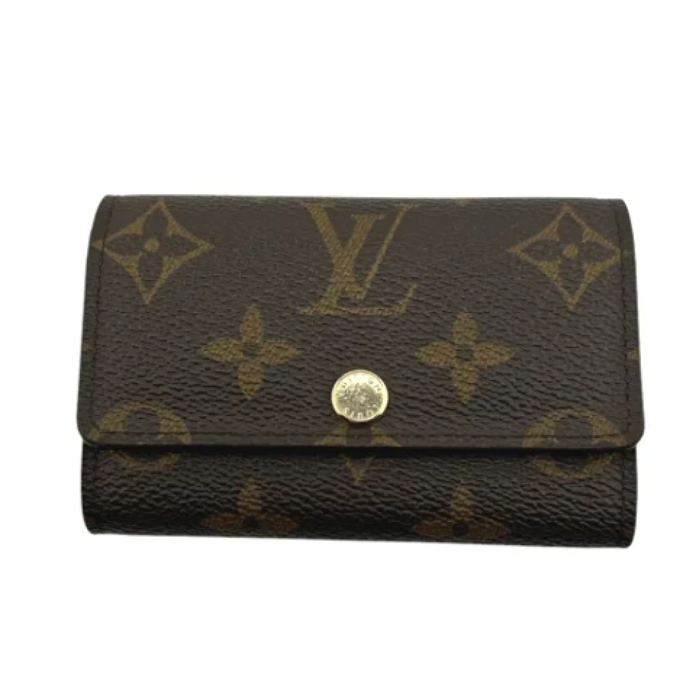 Louis Vuitton Vintage Pre-owned Fabric key-holders Brown Dames