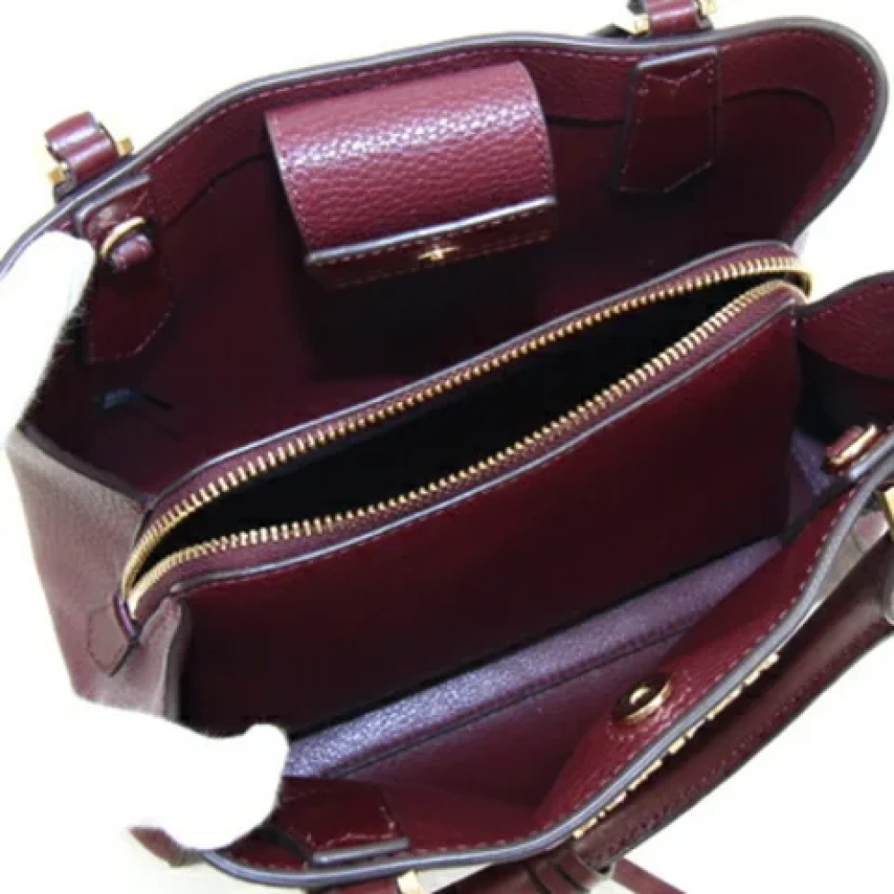 Michael Kors Pre-owned Leather handbags Red Dames
