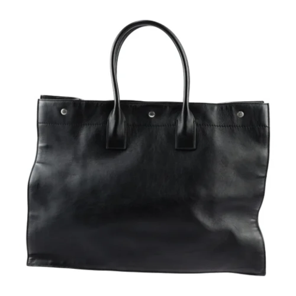 Yves Saint Laurent Vintage Pre-owned Leather totes Black Dames