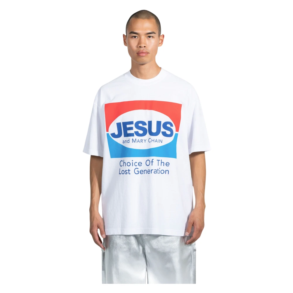 Pleasures Witte Jesus Generation Tee White Heren