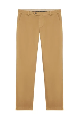 Kamelbruna stretch-bomulls chinos
