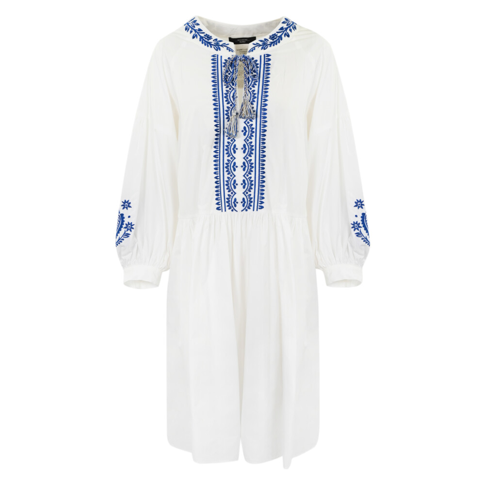 Robe en Coton Brodee Ethnique Max Mara Weekend Robes midi Miinto
