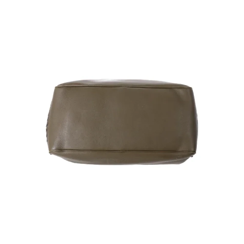 Bottega Veneta Vintage Pre-owned Leather handbags Green Dames