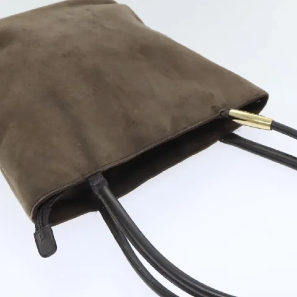 Gucci Vintage Pre-owned Suede gucci-bags Brown Dames