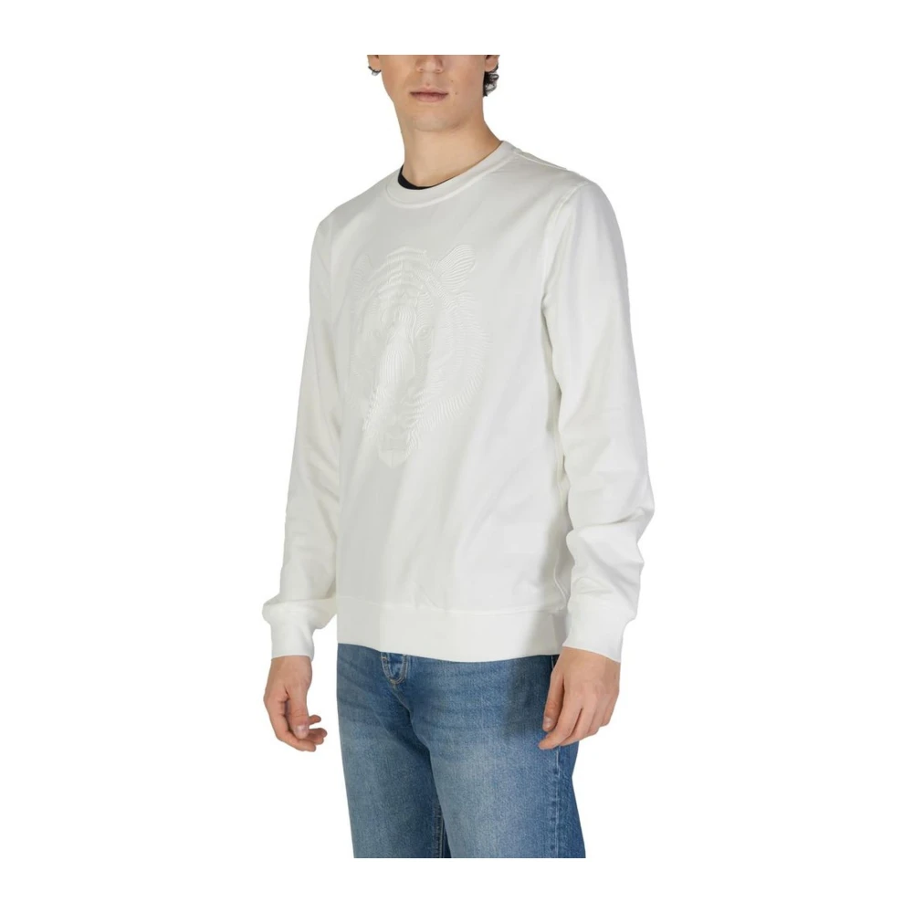 Antony Morato Witte Katoenmix Longsleeve Shirt White Heren