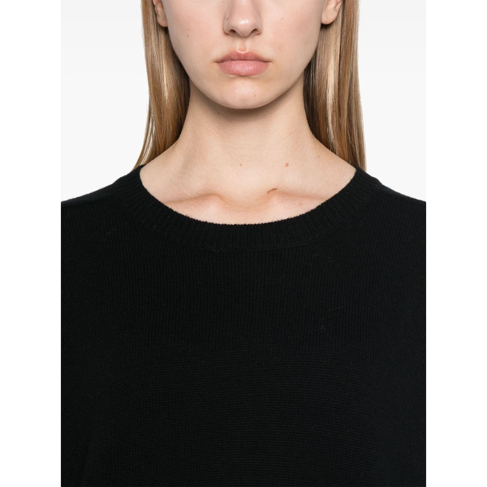 P.a.r.o.s.h. Zwarte Gebreide Top Black Dames