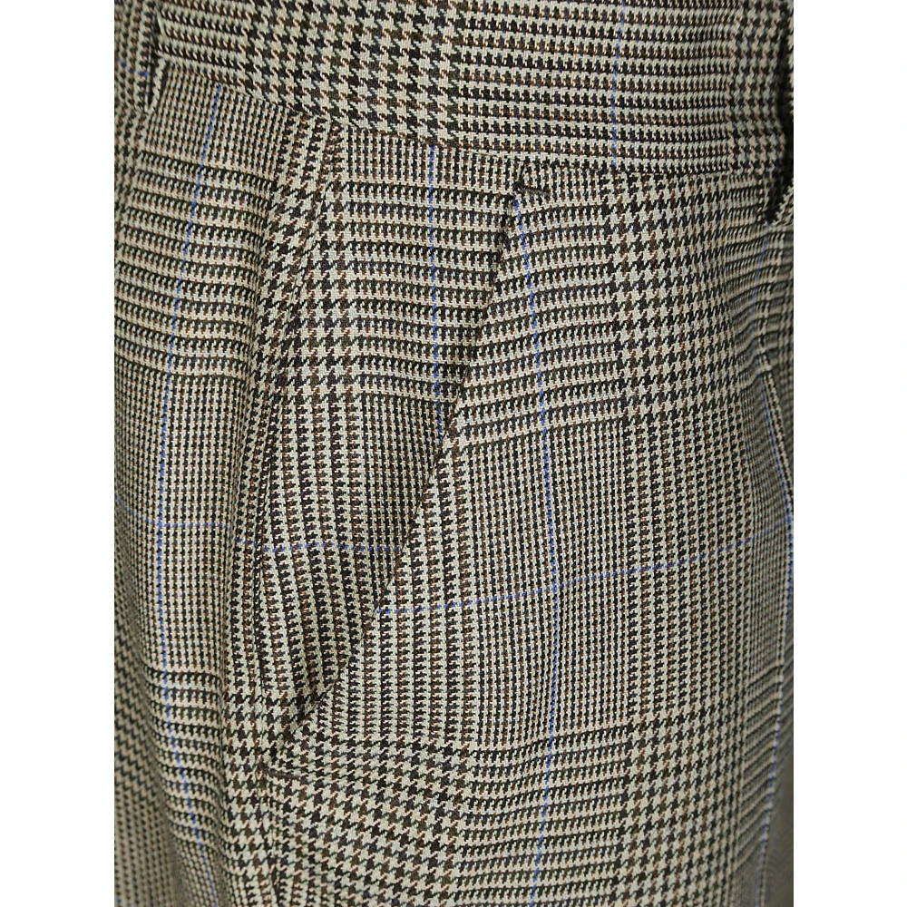 P.a.r.o.s.h. Rechte Prins van Wales Broek Beige Dames