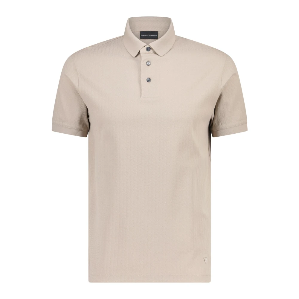 Emporio Armani Polo Shirts Brown Heren