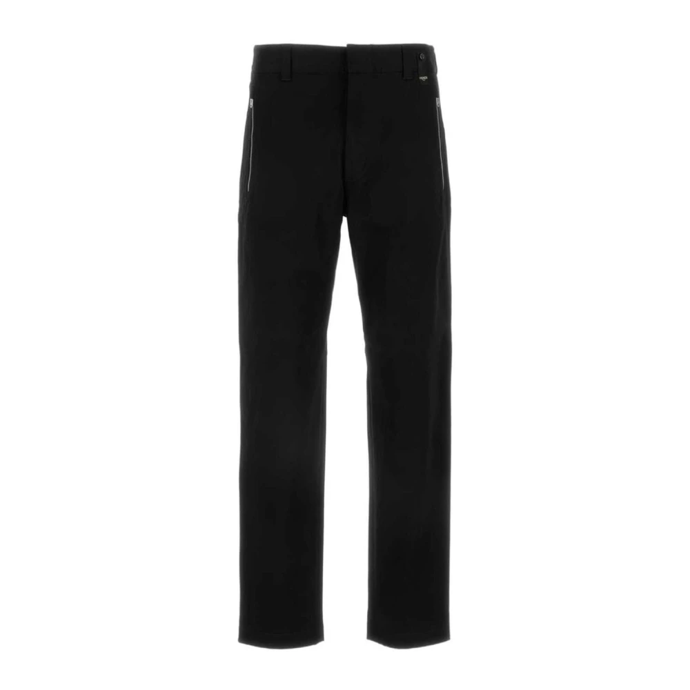 Fendi Rich Gabard Broek in Zwart Black Heren