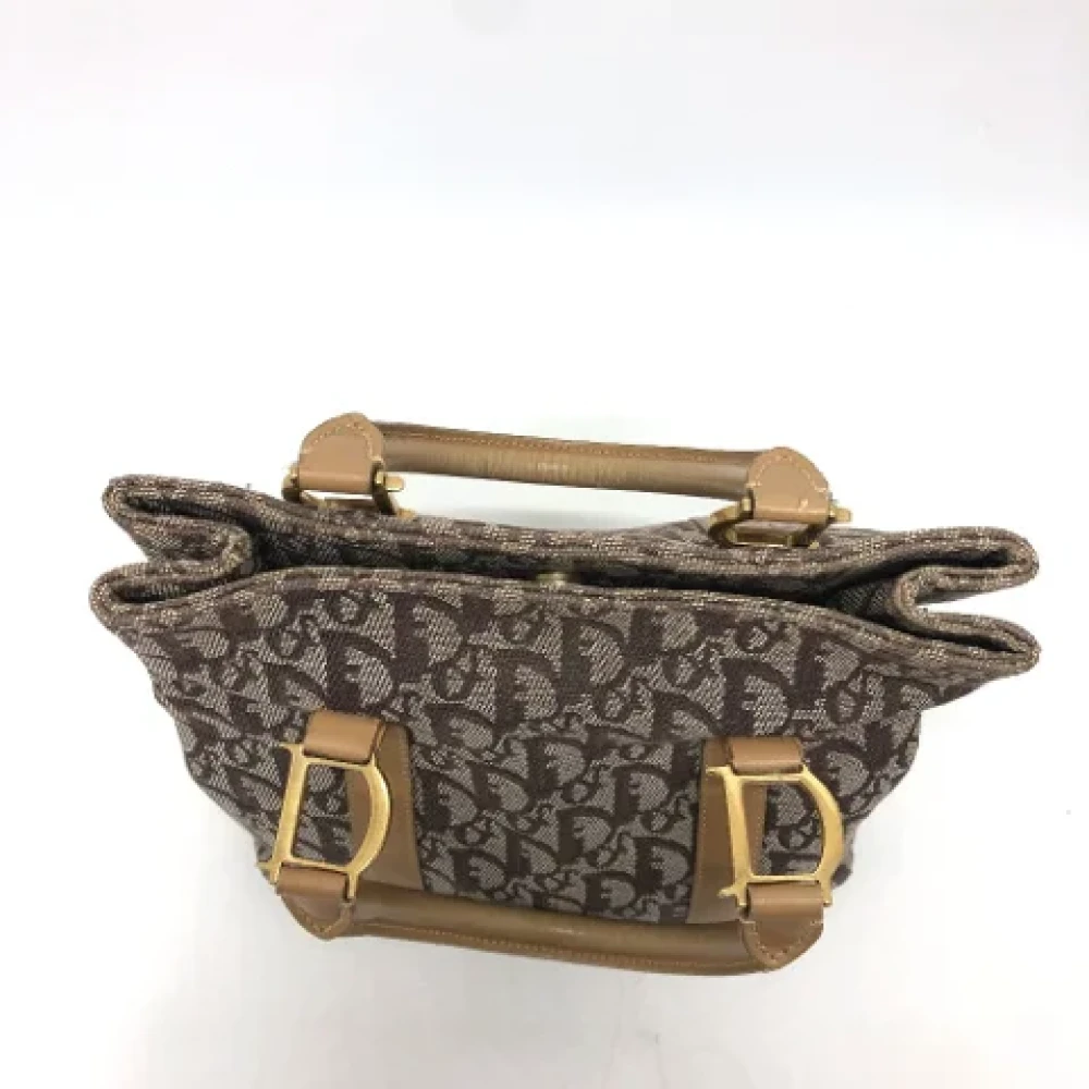 Dior Vintage Pre-owned Fabric dior-bags Brown Dames